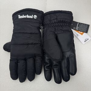 Timberland $98 Commuter Gloves Touch Screen Black Puffer Gloves Small